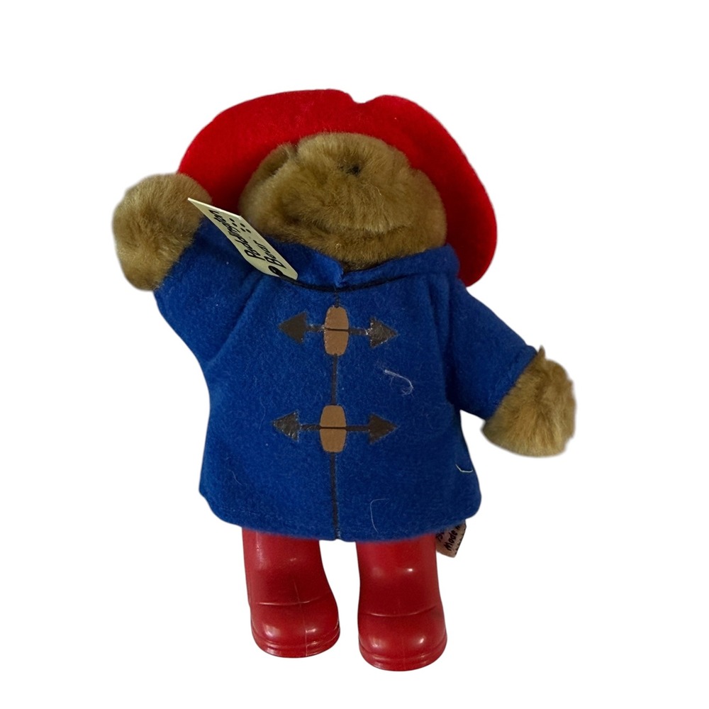 Paddington Bear Plush 2007 Augusta du Bay Blue Coat Red Hat Boots 5 Inch